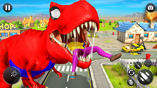 Superhero Dino Rampage Games - عکس بازی موبایلی اندروید