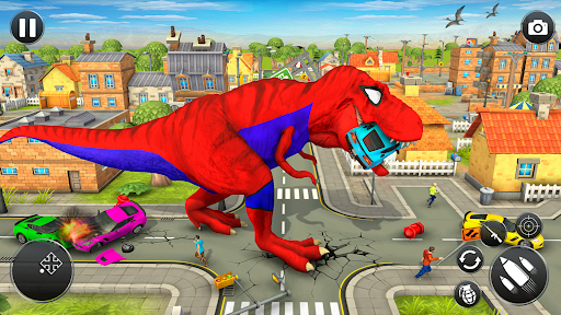 Superhero Dino Rampage Games - عکس بازی موبایلی اندروید