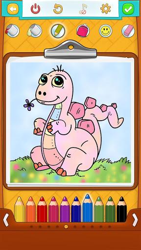 Dinosaur Coloring Pages - Image screenshot of android app