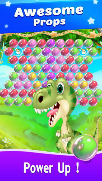 Dino Bubble Shooter Primitive - عکس بازی موبایلی اندروید