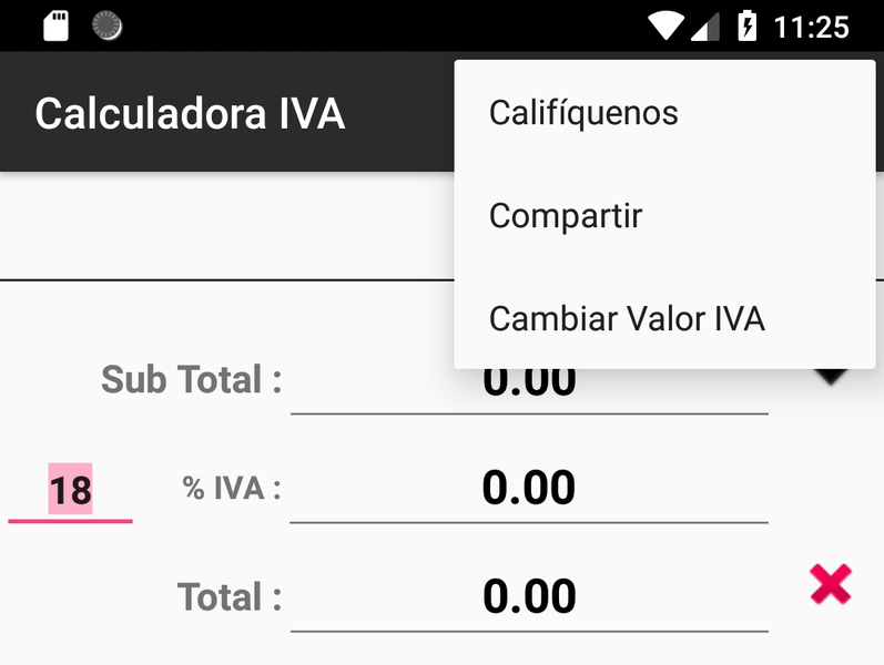 Calculadora IVA - عکس برنامه موبایلی اندروید