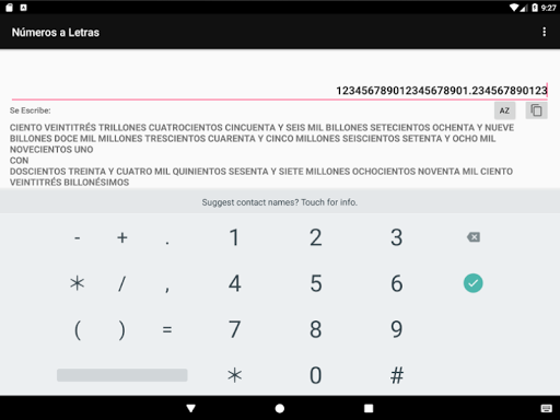 Numbers in Spanish - عکس برنامه موبایلی اندروید
