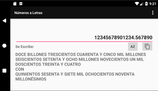 Numbers in Spanish - عکس برنامه موبایلی اندروید