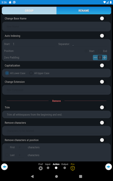Bulk Rename & Group - Image screenshot of android app