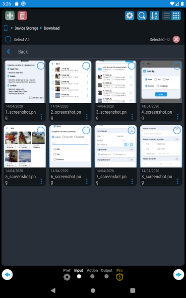 Bulk Rename & Group - Image screenshot of android app