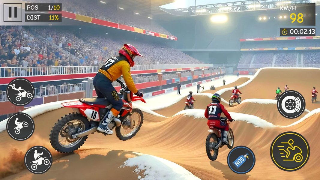 Dirt Bike Games: Stunt Bike - Gameplay image of android game