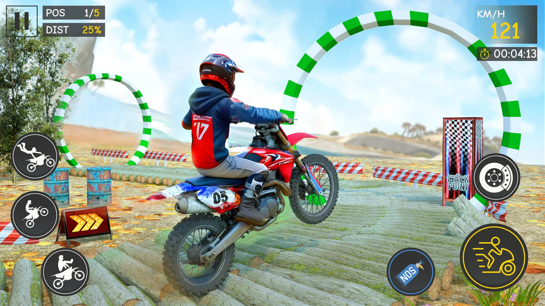 Dirt Bike Games: Stunt Bike - Gameplay image of android game