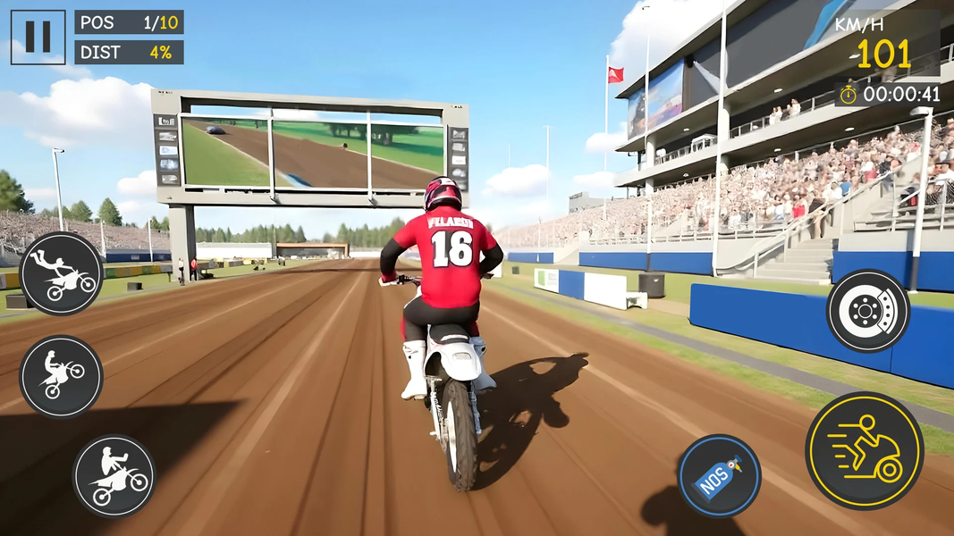 Dirt Bike Games: Stunt Bike - Gameplay image of android game