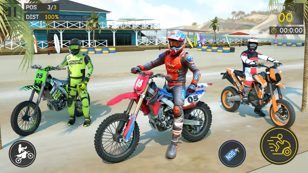 Dirt Bike Games: Stunt Bike - Gameplay image of android game