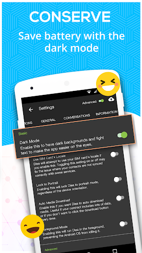 Disa - Message hub for SMS, Telegram, FB Messenger - Image screenshot of android app