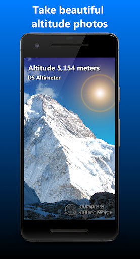 Altimeter & Altitude Widget - Image screenshot of android app