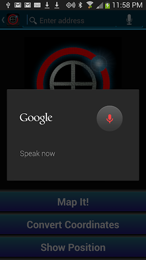 Map It! Address & Coordinates - Image screenshot of android app