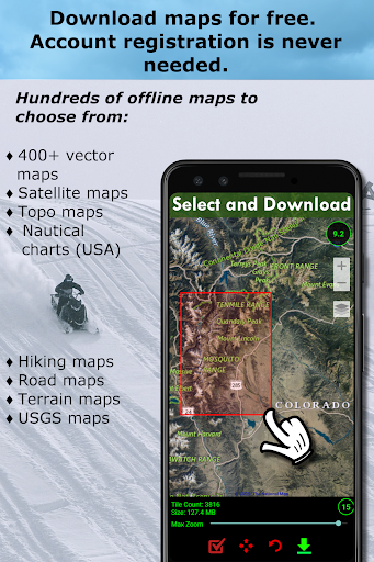 Polaris GPS Navigation - Image screenshot of android app