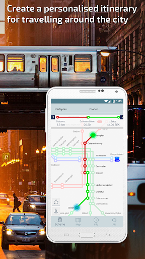 Stockholm Metro Guide - Image screenshot of android app