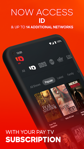ID GO - Stream Live TV - Image screenshot of android app