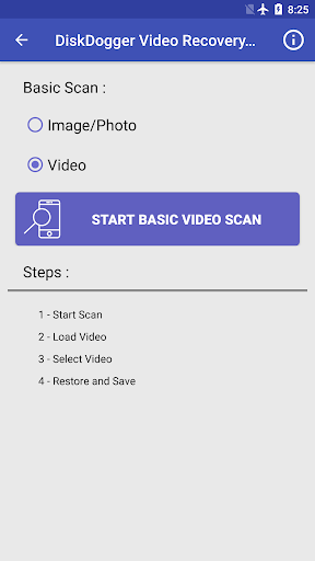 Video Recovery and Restore - Image screenshot of android app