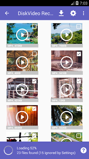 DiskVideo Recovery - Image screenshot of android app