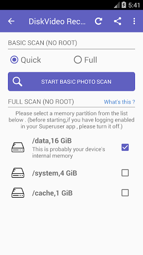 DiskVideo Recovery - Image screenshot of android app