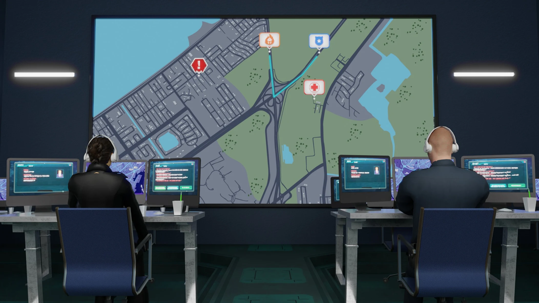 911 Dispatcher - Emergency Sim - Gameplay image of android game