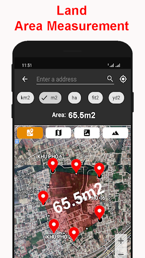 Land Area Calculator - Image screenshot of android app