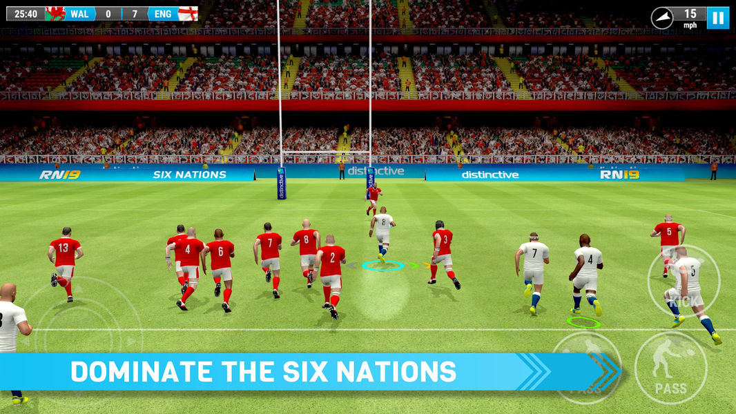 Rugby Nations 19 - عکس بازی موبایلی اندروید