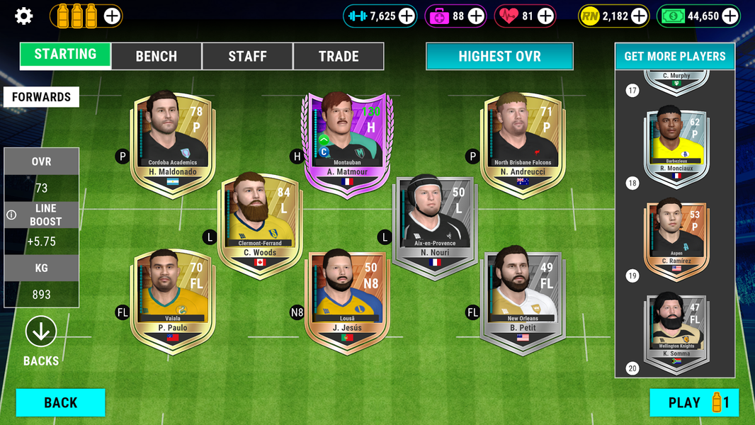 Rugby Nations 26 - Gameplay image of android game