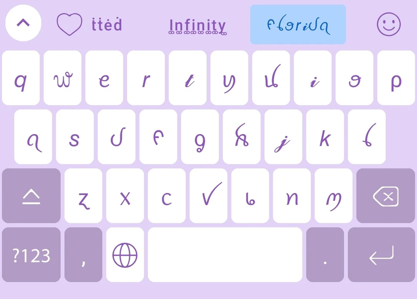 Fonts Keyboard - عکس برنامه موبایلی اندروید