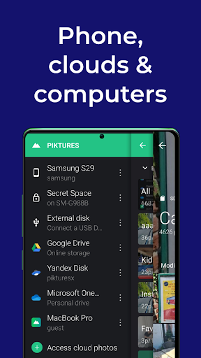 Piktures: Gallery Manager App - عکس برنامه موبایلی اندروید