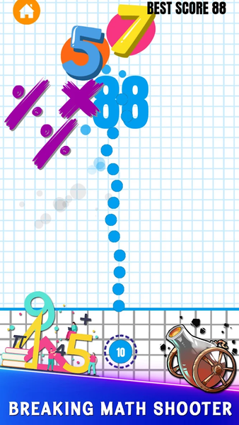 Math Shooter - Number Blaster - عکس بازی موبایلی اندروید