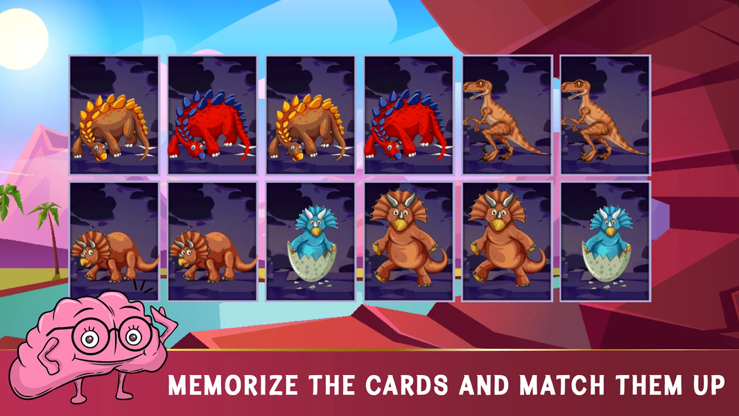 Dino Match: Photo Memory Game - عکس بازی موبایلی اندروید