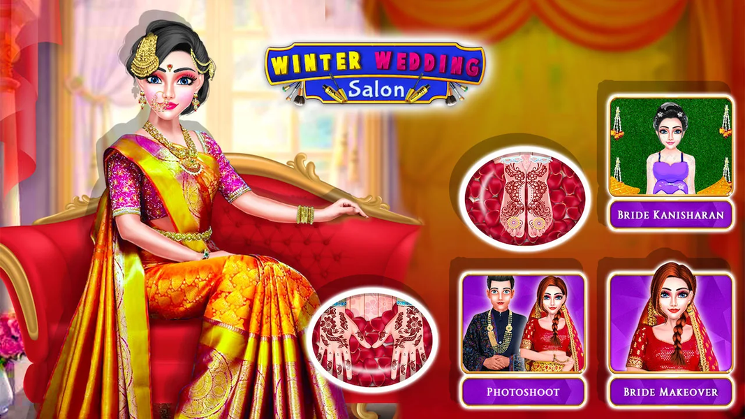 Kashmiri Wedding Make up Salon - Gameplay image of android game