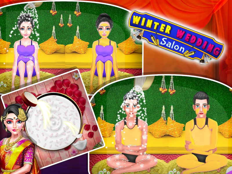 Kashmiri Wedding Make up Salon - Gameplay image of android game