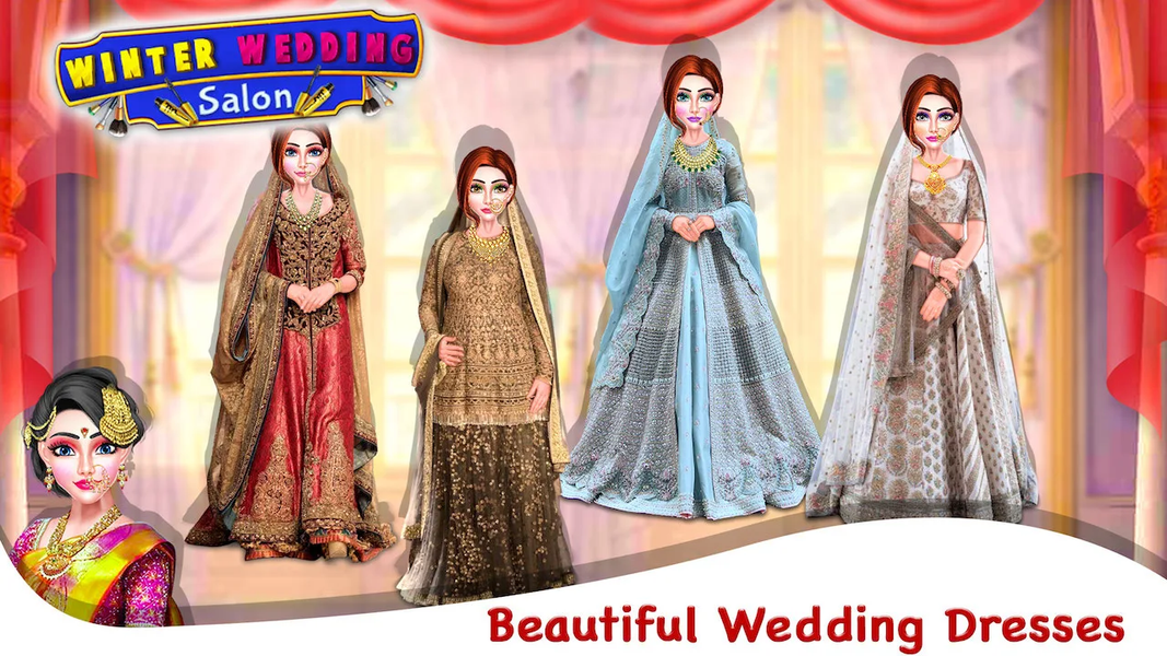 Kashmiri Wedding Make up Salon - Gameplay image of android game