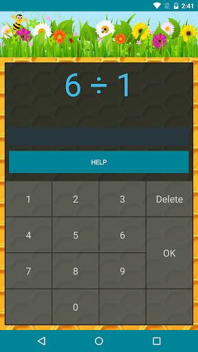 Division Table - Image screenshot of android app