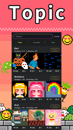 Divoom: pixel art editor - عکس برنامه موبایلی اندروید