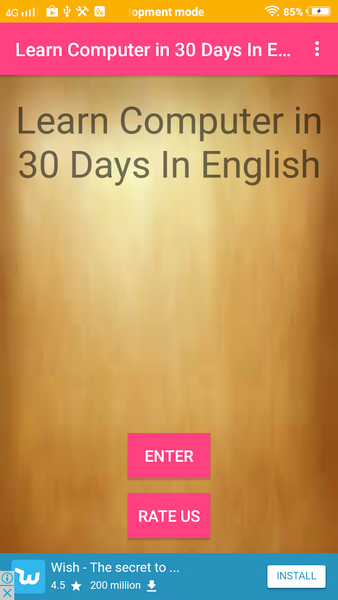 Learn Computer In English - Image screenshot of android app