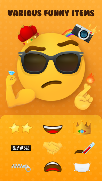 Emoji Maker - DIY Emoji - عکس برنامه موبایلی اندروید