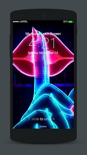 Love Neon Lock Screen - عکس برنامه موبایلی اندروید
