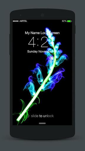 3D Neon Lock Screen - Image screenshot of android app