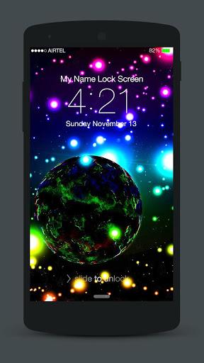 3D Neon Lock Screen - Image screenshot of android app
