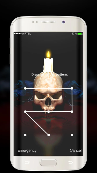 Skull Lock Screen - عکس برنامه موبایلی اندروید