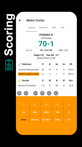 STUMPS - The Cricket Scorer - عکس برنامه موبایلی اندروید