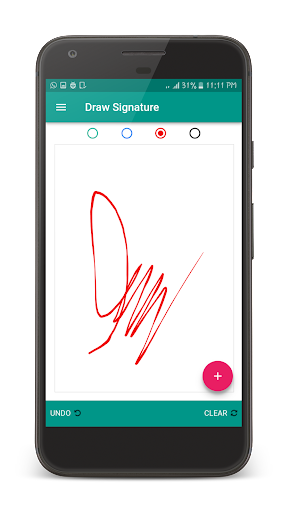Draw Signature - Image screenshot of android app