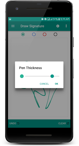 Draw Signature - Image screenshot of android app