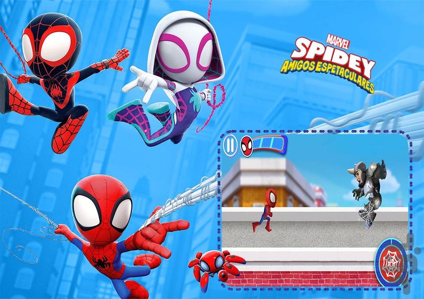 بازی اسپایدی و دوستان - Gameplay image of android game