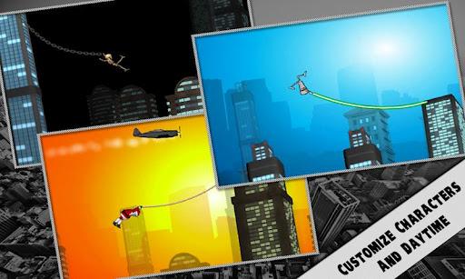 Rope'n'Fly 3 - Dusk Till Dawn - Gameplay image of android game