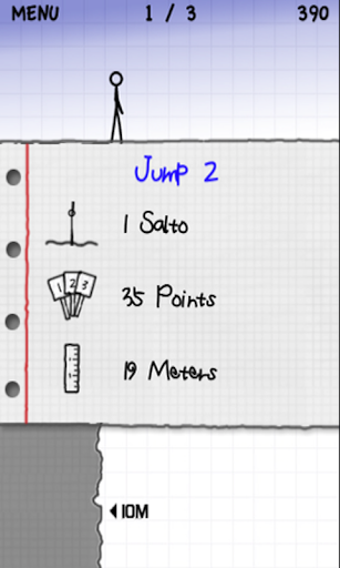 Stickman Cliff Diving - عکس بازی موبایلی اندروید