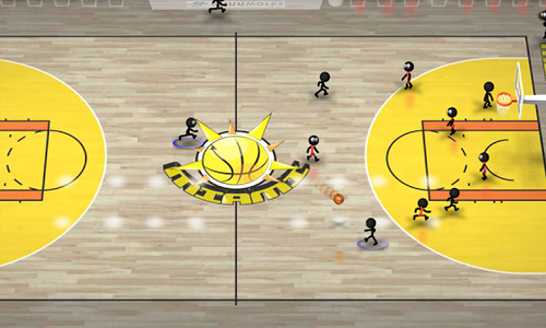Stickman Basketball - Gameplay image of android game