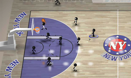 Stickman Basketball - Gameplay image of android game