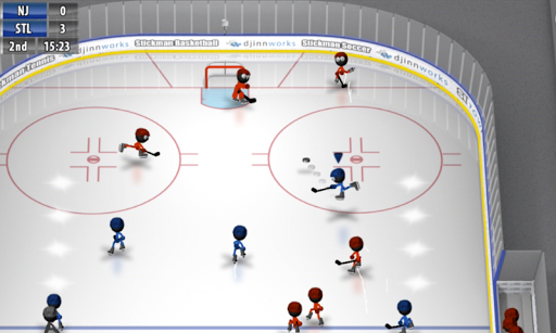 Stickman Ice Hockey - Gameplay image of android game